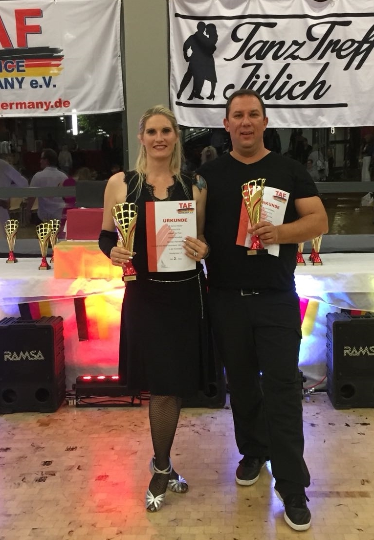 Erfolgreiches TCGW-Discofoxpaar – Platz 3 bei German Masters Discofox 2018 in Jülich