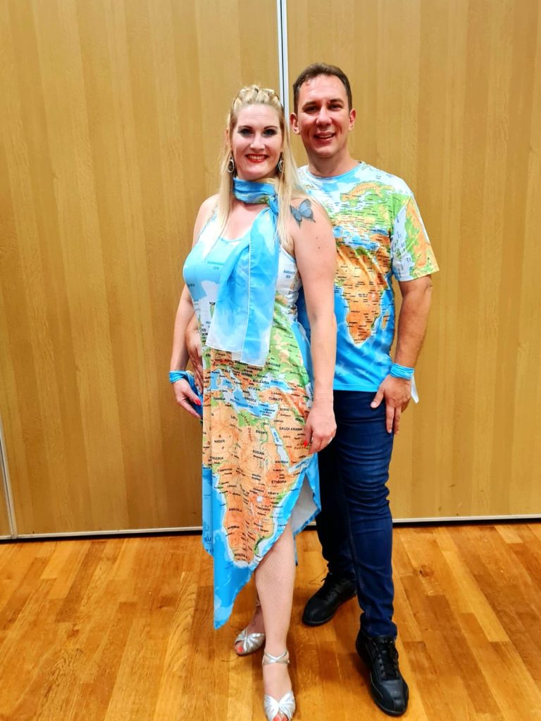 Erfolgreiches TCGW-Discofoxpaar  – Platz 6 bei TAF Deutsche Meisterschaft Discofox 2022 in Köln
