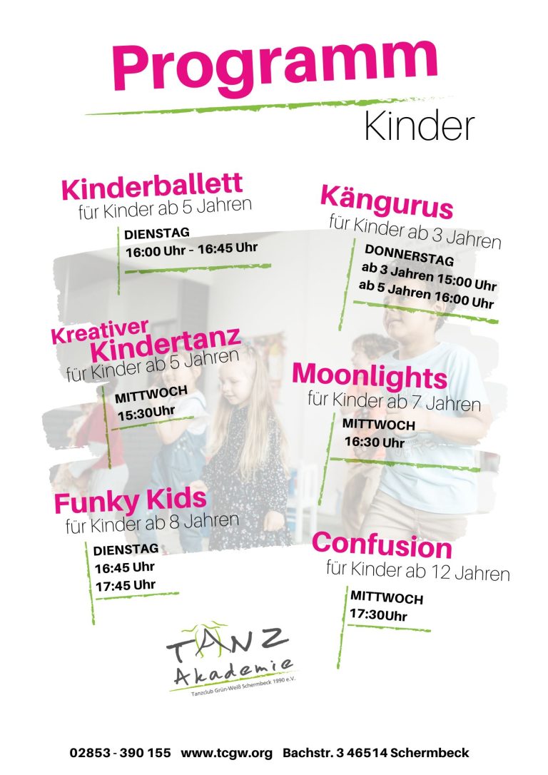 TC GW – aktuelles Angebot für Kinder