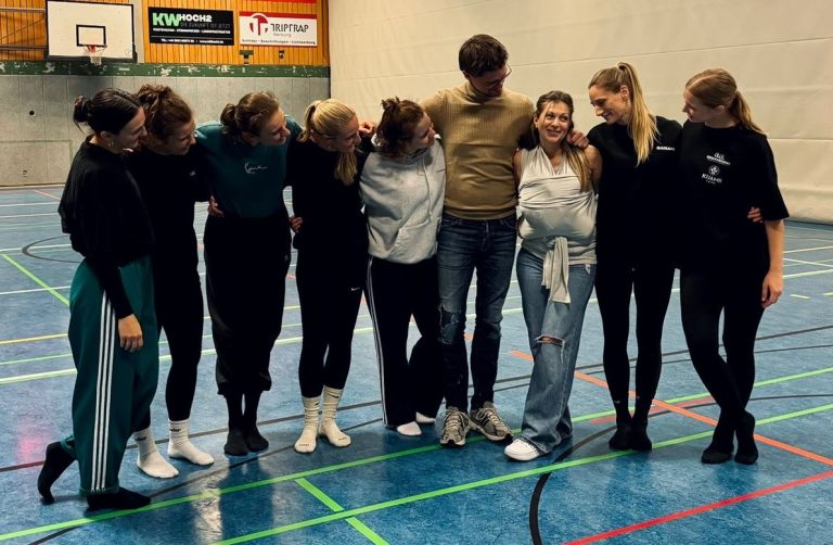 Tanztraining international beim TC GW mit überraschendem Besuch – Formationen des TC GW bereiten sich auf die neue Saison vor