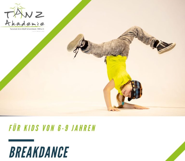 🔥 Breakdance – Lerne krasse Moves! Für Kids von 6 – 9 Jahren!🔥 freitags um 17:15 Uhr